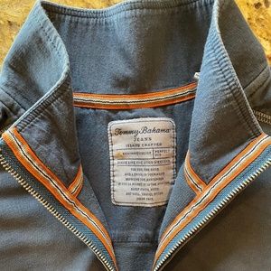 Mens Tommy Bahama Lightweight Half Zip Sweater